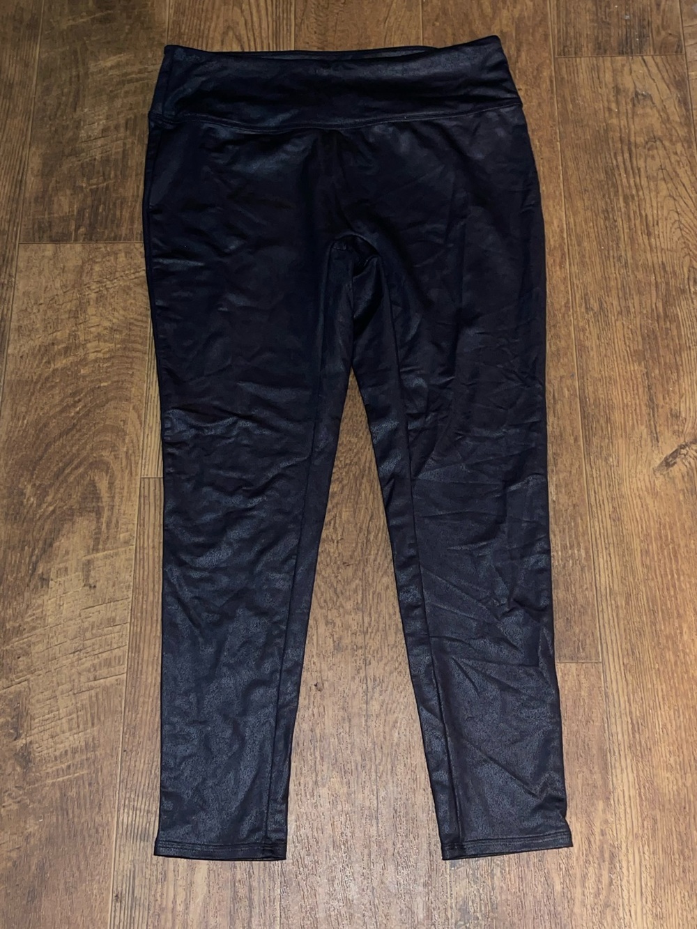 All Worthy by Hunter McGrady Black High-Waist Leggings